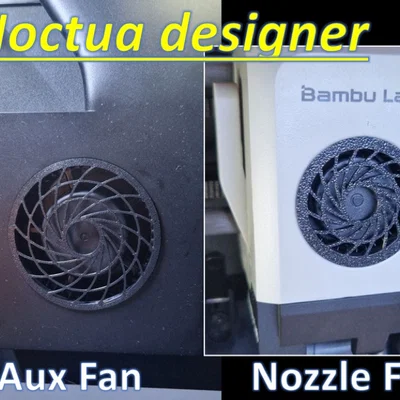 Bộ lưới tản nhiệt Noctua Grid Elite cho máy in 3D Bambu Lab P1S