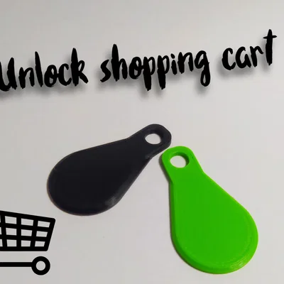 Móc khóa thông minh mở xe đẩy siêu thị siêu tiện lợi