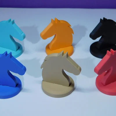 Bộ quân cờ ngựa 3D (Figure for horse racing games) siêu đẹp