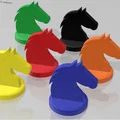 Bộ quân cờ ngựa 3D (Figure for horse racing games) siêu đẹp - Thumbnail 3