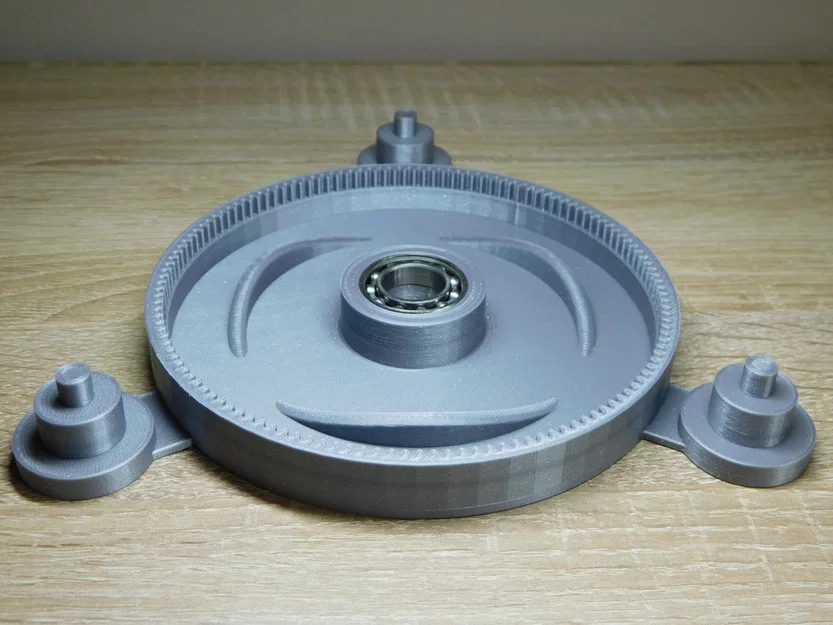 Mô hình vòng quay ngựa gỗ cơ khí (Mechanical carousel with horses) - Image 8