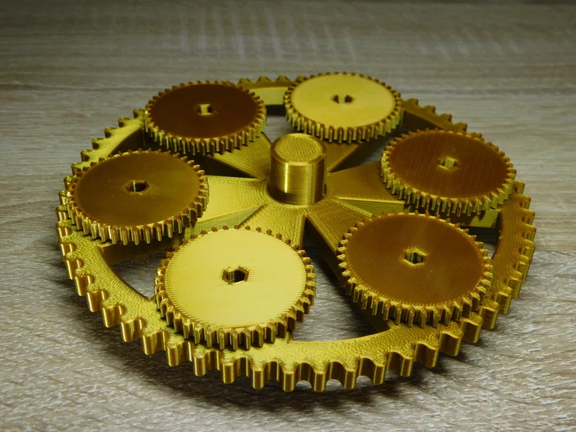 Mô hình vòng quay ngựa gỗ cơ khí (Mechanical carousel with horses) - Image 9