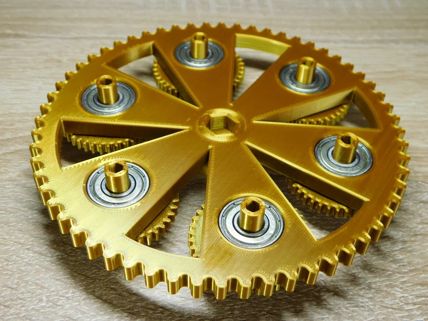 Mô hình vòng quay ngựa gỗ cơ khí (Mechanical carousel with horses) - Image 10