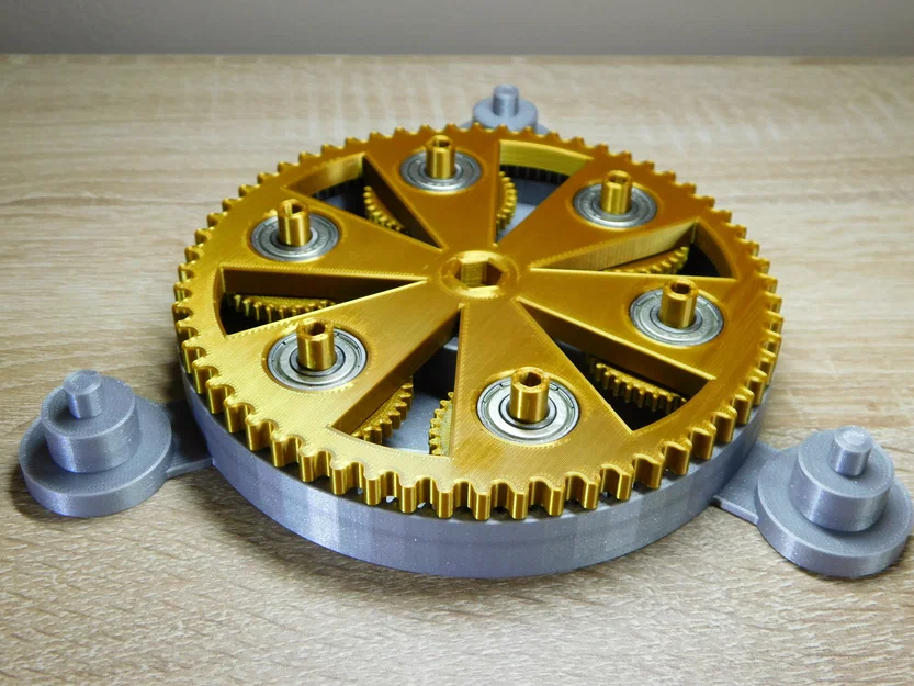 Mô hình vòng quay ngựa gỗ cơ khí (Mechanical carousel with horses) - Image 11