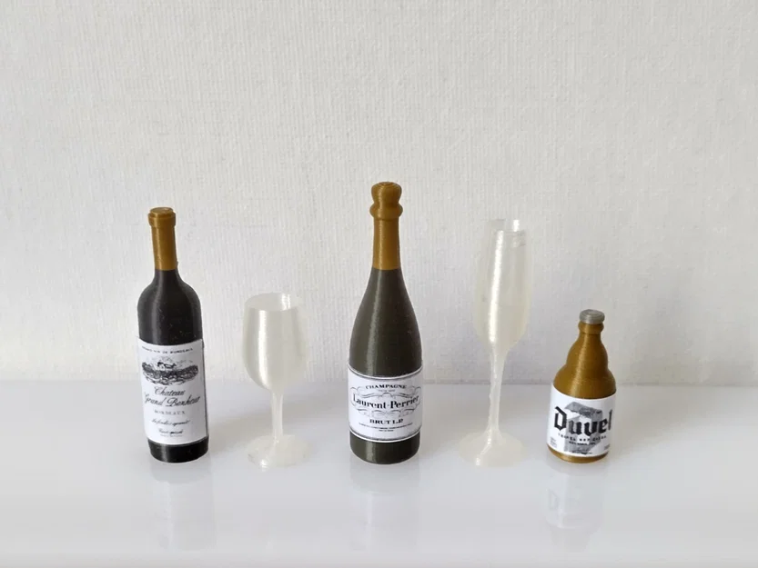 Bộ sưu tập chai lọ và ly tí hon tỉ lệ 1/6 - Image 2