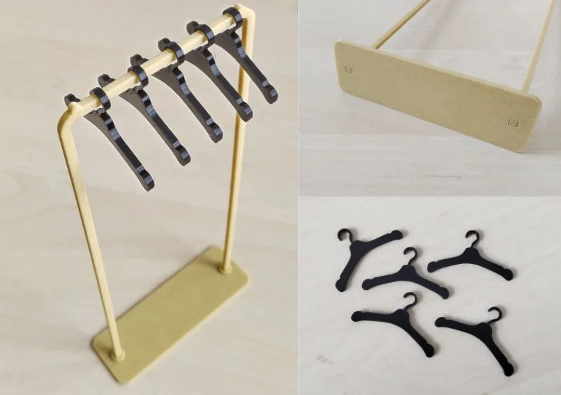 Giá Treo Quần Áo Búp Bê / Móc Treo Búp Bê - Image 3