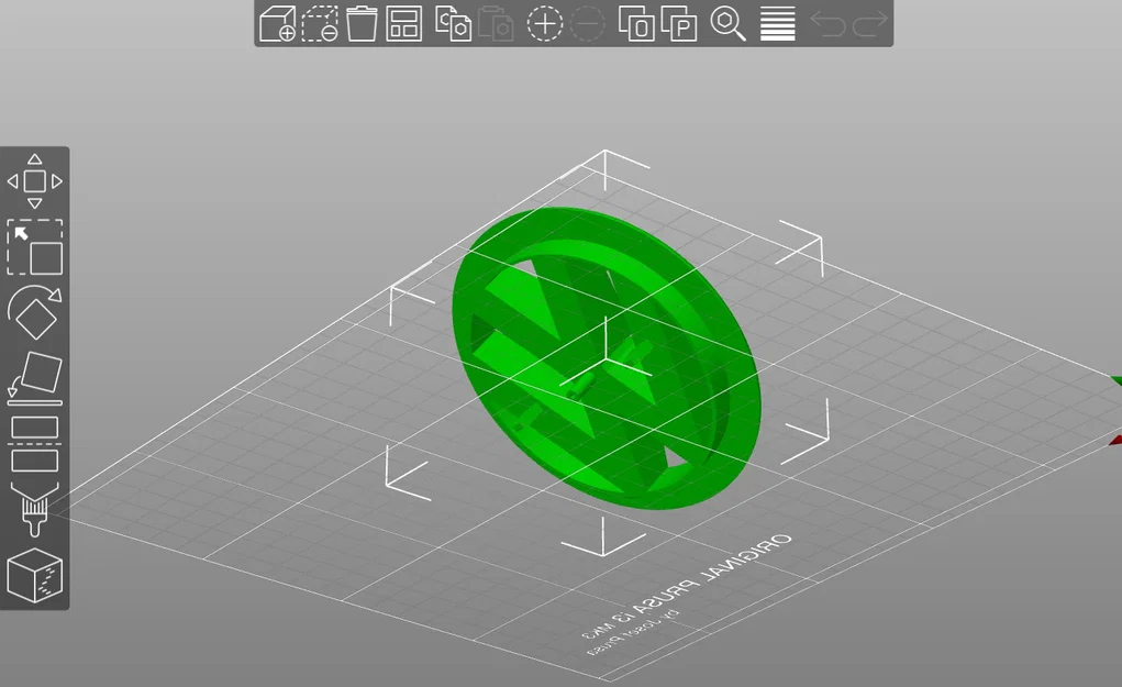 Mô hình 3D logo VW cho xe T4 (Mã 251853601) - In phụ tùng thay thế - Image 1