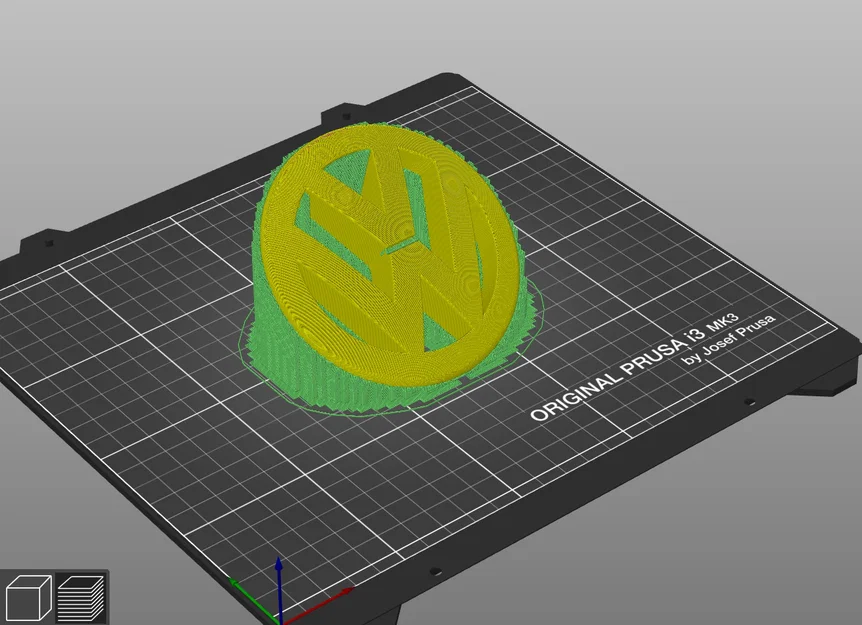 Mô hình 3D logo VW cho xe T4 (Mã 251853601) - In phụ tùng thay thế - Image 3