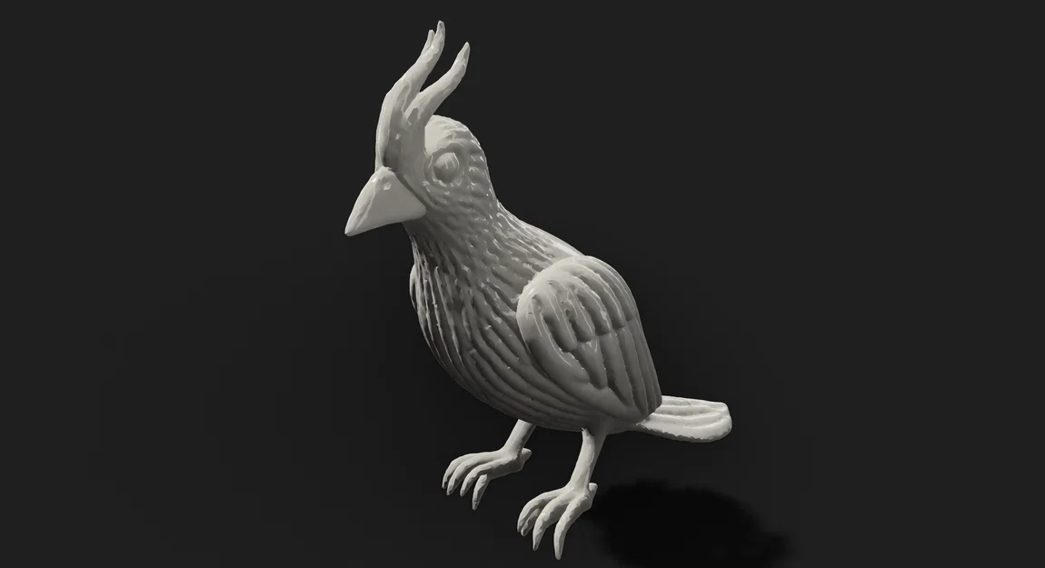 Mô hình chú chim 3D trang trí bàn làm việc đáng yêu - Image 1