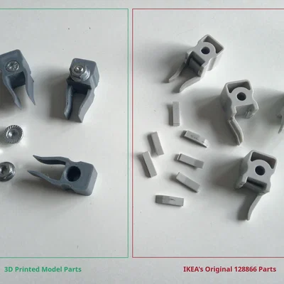 Chặn cửa lùa (Thay thế cho phụ tùng 128866 của Ikea)