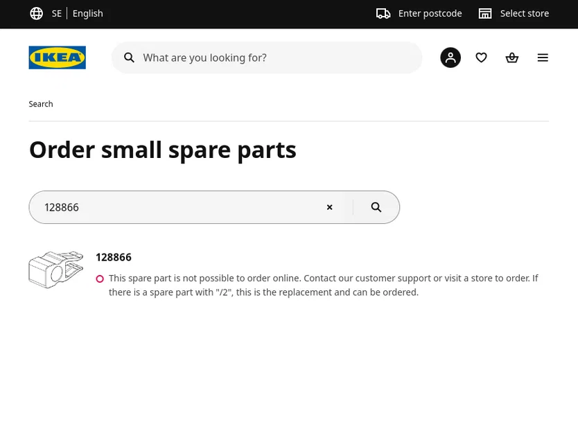 Chặn cửa lùa (Thay thế cho phụ tùng 128866 của Ikea) - Image 4