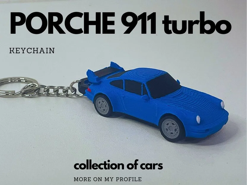Móc khóa in 3D RWB Porsche 911 (964) Turbo cực chất - Image 1