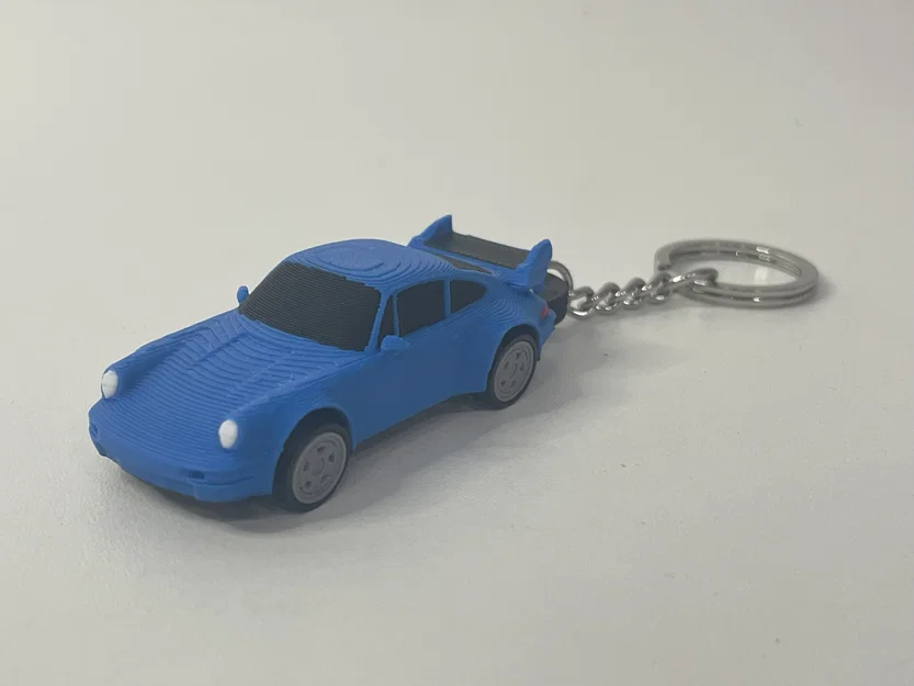 Móc khóa in 3D RWB Porsche 911 (964) Turbo cực chất - Image 2