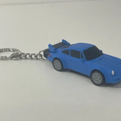 Móc khóa in 3D RWB Porsche 911 (964) Turbo cực chất