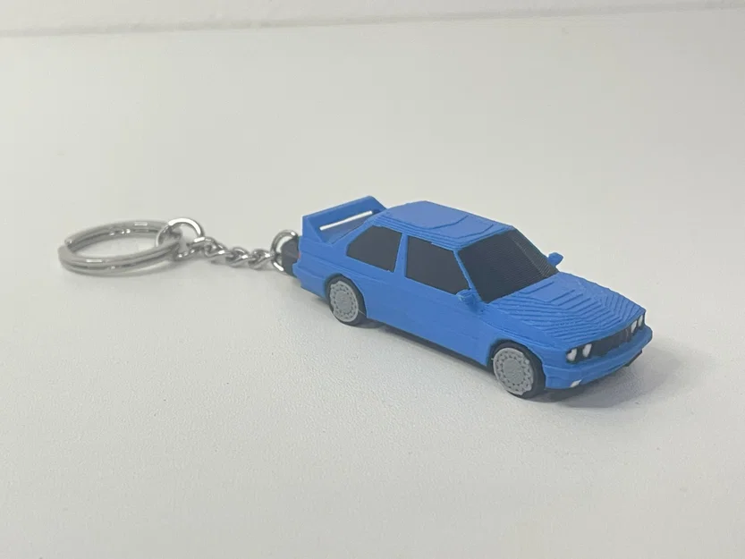 Móc khóa xe BMW E30 - Phụ kiện 3D cho tín đồ xe cổ - Image 2