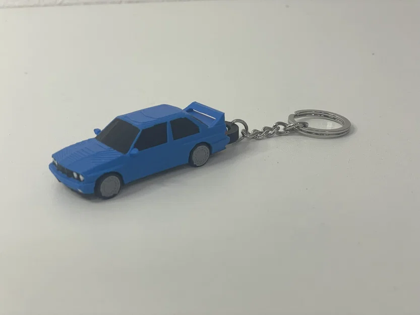 Móc khóa xe BMW E30 - Phụ kiện 3D cho tín đồ xe cổ - Image 3