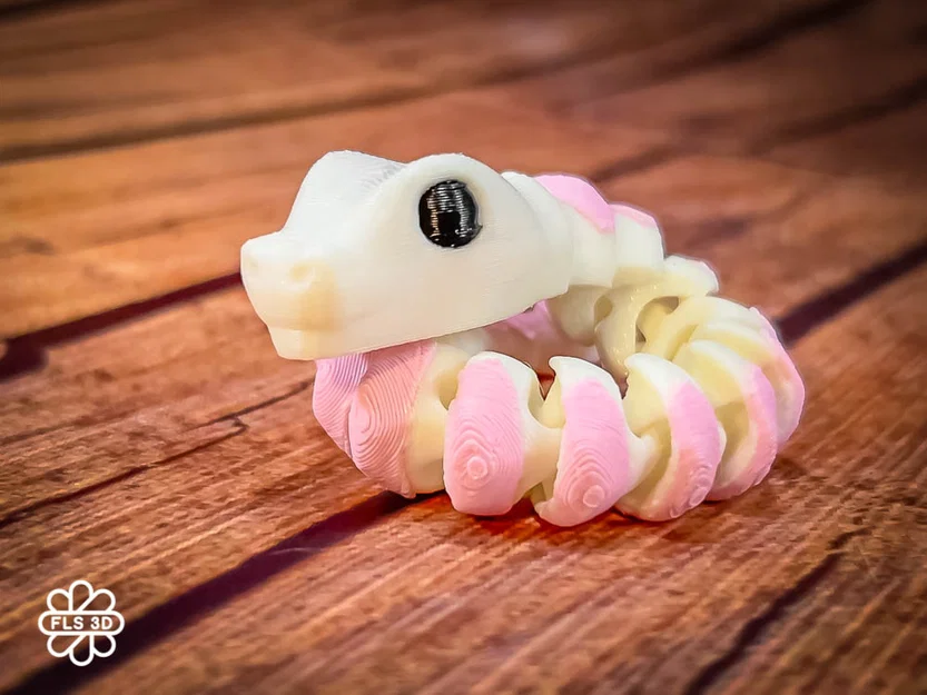 Mô hình in 3D Flexi Snake 01 - Image 1