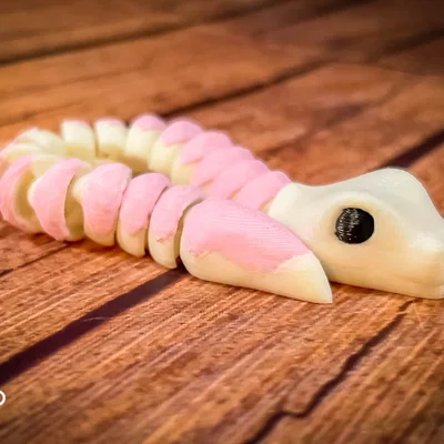 Mô hình in 3D Flexi Snake 01