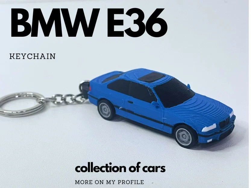 Móc khóa mô hình xe BMW E36 M3 cực chất - Image 1