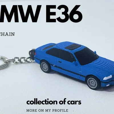 Móc khóa mô hình xe BMW E36 M3 cực chất