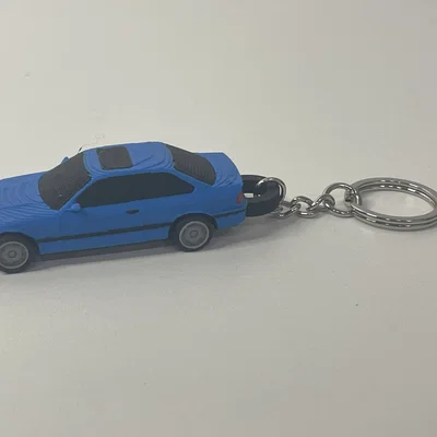 Móc khóa mô hình xe BMW E36 M3 cực chất