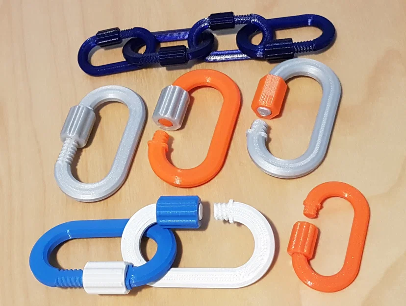 Móc khóa carabiner có khóa an toàn chắc chắn - Image 1