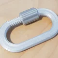 Móc khóa carabiner có khóa an toàn chắc chắn - Thumbnail 2