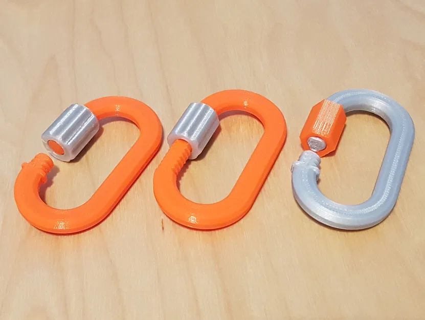 Móc khóa carabiner có khóa an toàn chắc chắn - Image 3