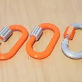 Móc khóa carabiner có khóa an toàn chắc chắn - Thumbnail 3