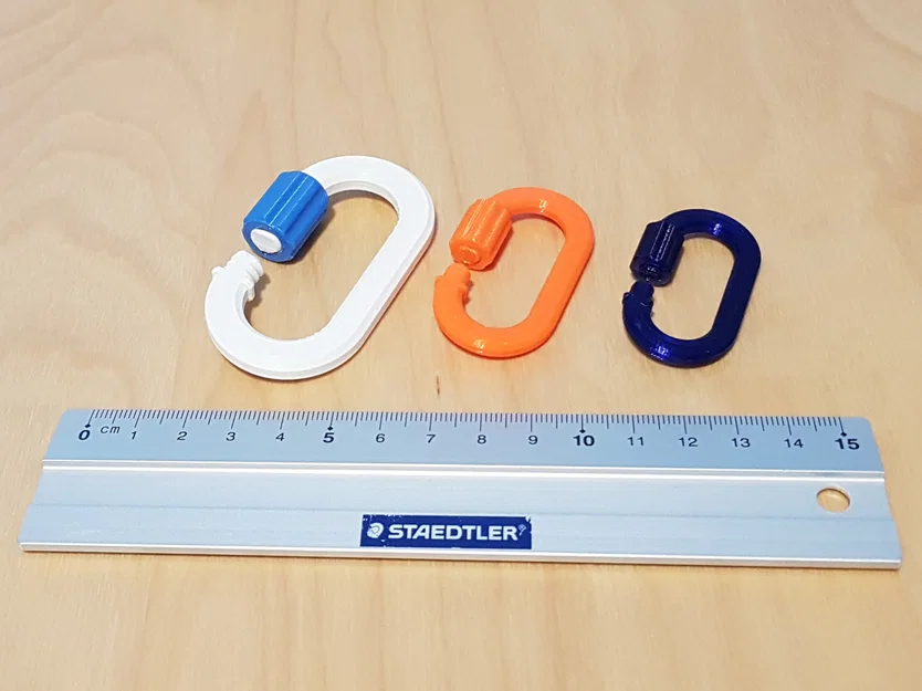 Móc khóa carabiner có khóa an toàn chắc chắn - Image 6