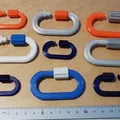 Móc khóa carabiner có khóa an toàn chắc chắn - Thumbnail 7
