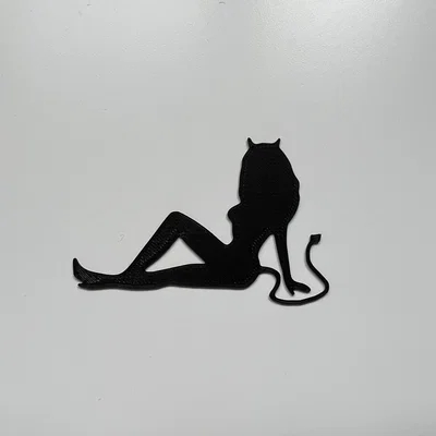 Tranh treo tường 3D hình cô nàng ma mị cực chất (Woman Wall Art #6)