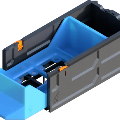 Ngăn kéo đơn Gridfinity có nam châm GEN2 1x1 - MINI