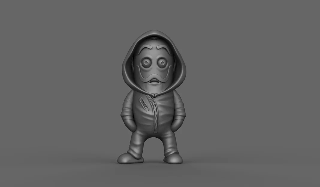 Mô hình Mini La Casa de Papel Chibi cho máy in 3D - Image 2