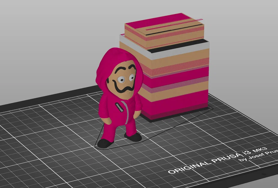 Mô hình Mini La Casa de Papel Chibi cho máy in 3D - Image 3