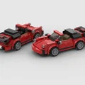 Mô hình xe LEGO 1989 Porsche 930 Cabriolet in 3D cực chất - Thumbnail 6