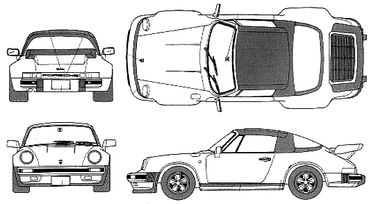 Mô hình xe LEGO 1989 Porsche 930 Cabriolet in 3D cực chất - Image 8