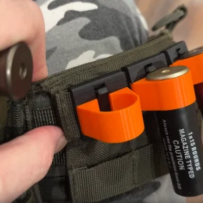 Giá treo vỏ đạn shotgun chuẩn MOLLE cho Airsoft - Hỗ trợ in 3D