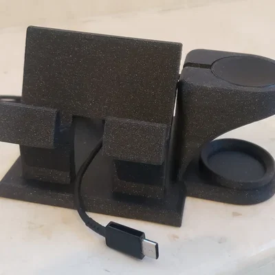 Đế sạc để bàn 2 trong 1 cho điện thoại và Samsung Galaxy Watch 6