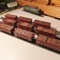 Kiện gỗ mô hình tỉ lệ 1:87 H0 cho toa tàu hàng hở UIC loại E - Thumbnail 1