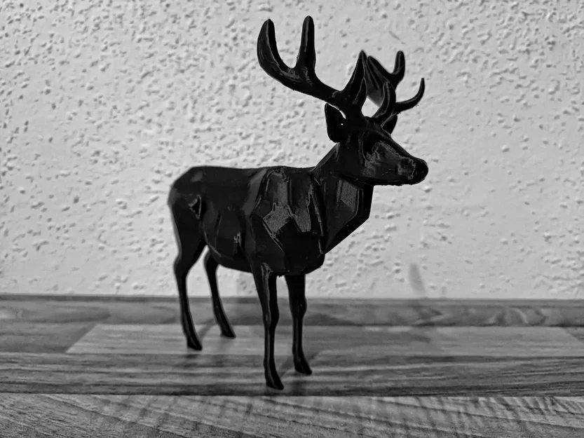 Mô hình Hươu đực - Tác phẩm nghệ thuật động vật hoang dã - Image 2