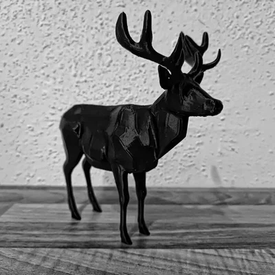 Mô hình Hươu đực - Tác phẩm nghệ thuật động vật hoang dã