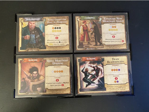 Lords of Waterdeep - Khay đựng thẻ Quest tại Cliffwatch Inn (kèm chân đứng) - Image 2