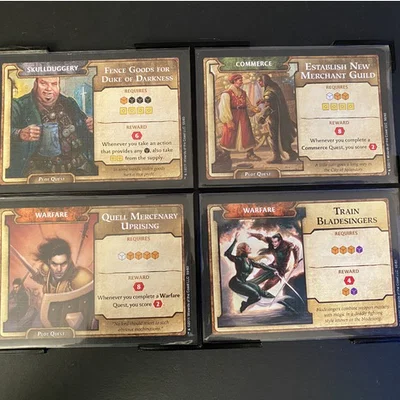 Lords of Waterdeep - Khay đựng thẻ Quest tại Cliffwatch Inn (kèm chân đứng)