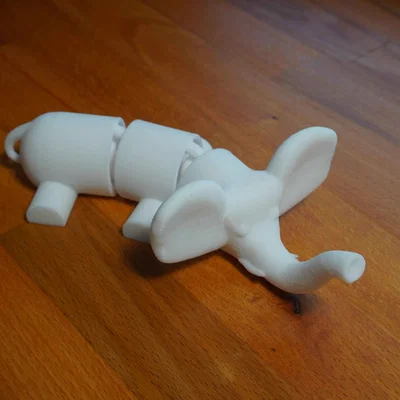 Mô hình chú voi cử động linh hoạt - Articulated Elephant