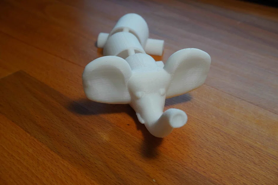 Mô hình chú voi cử động linh hoạt - Articulated Elephant - Image 2