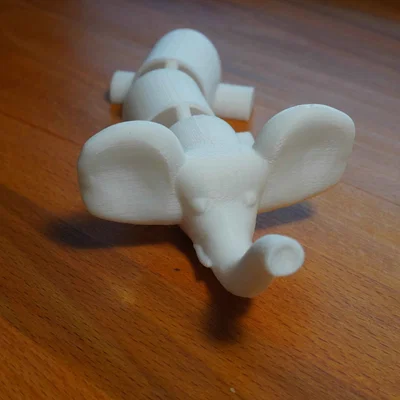 Mô hình chú voi cử động linh hoạt - Articulated Elephant