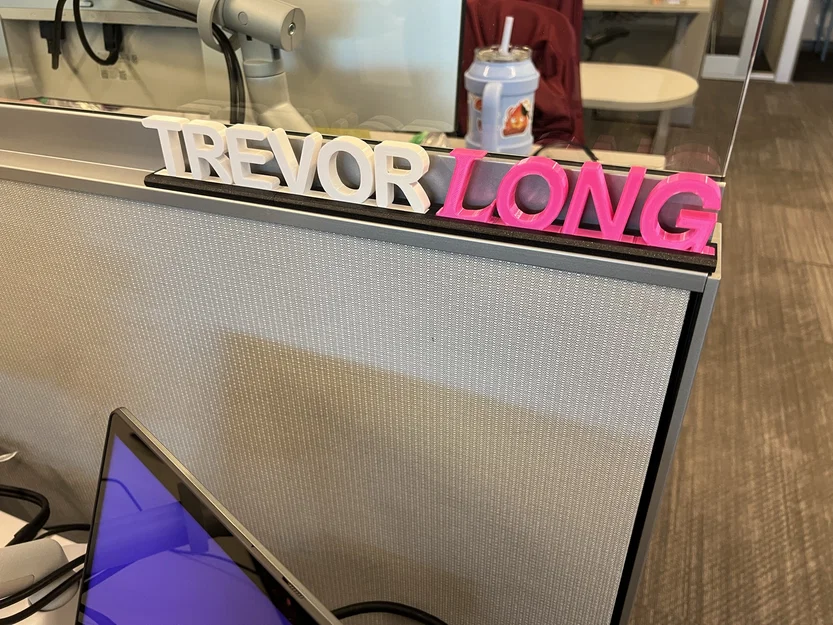 Bảng tên 3D / Thẻ tên để bàn dạng mô-đun (Modular) - Image 1