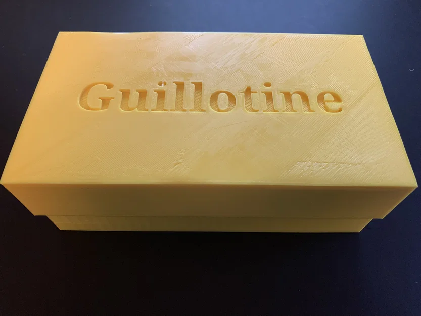 Guillotine -- Hộp đựng & tổ chức thẻ bài kèm mô hình máy chém nâng cấp - Image 4