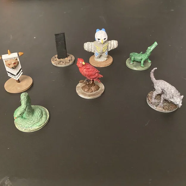 Bộ mô hình triệu hồi (Summons) cho lớp nhân vật Beast Tyrant trong Gloomhaven - Image 1